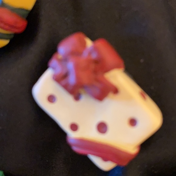 Vintage button covers/toppers & pierced kitty earrings - Picture 7 of 12